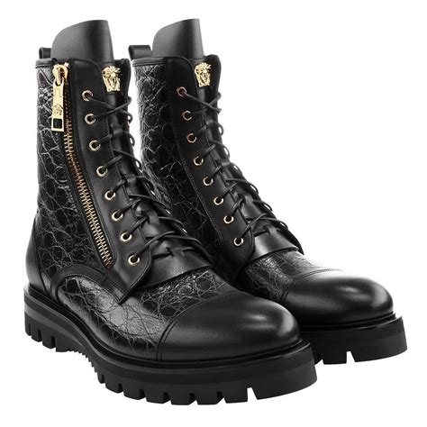 versace boots mens|versace autumn men's shoes price.